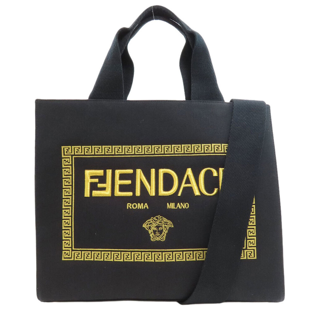 Fendi Fenderche 2-Way Tote Bag Canvas Women's FENDI